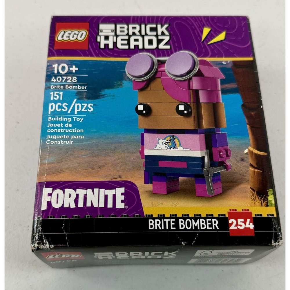 LEGO Brickheadz 40728 Fortnite Brite Bomber 151 pieces New in Unopened Box
